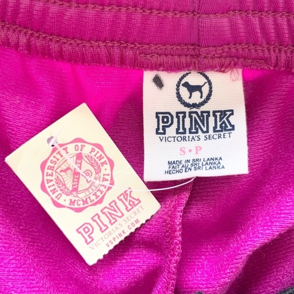 Pink Victoria’s Secret track pants XS new - Picture 2 of 9